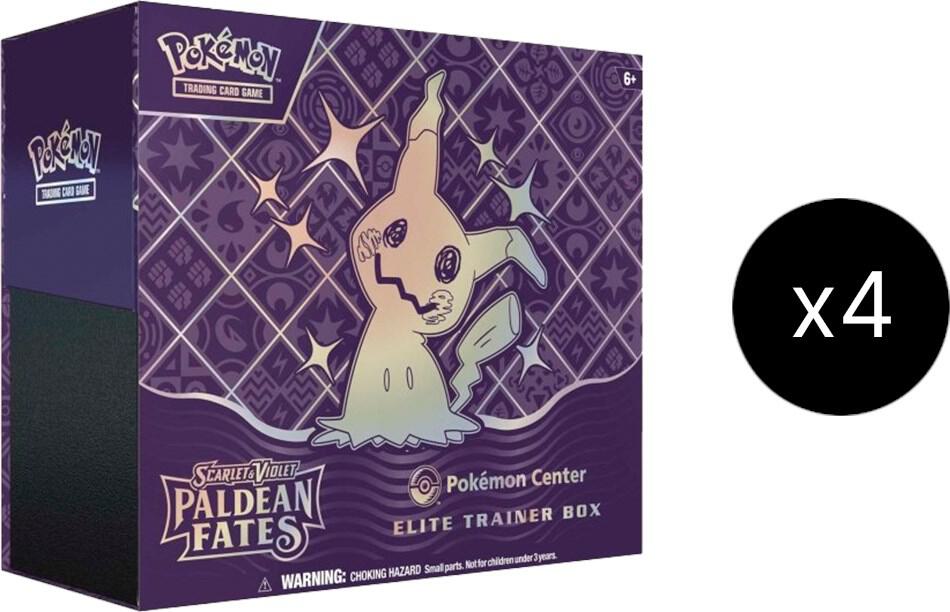 Paldean Fates Pokemon Center Elite Trainer Box (Exclusive) Case - SV: Paldean Fates (PAF)