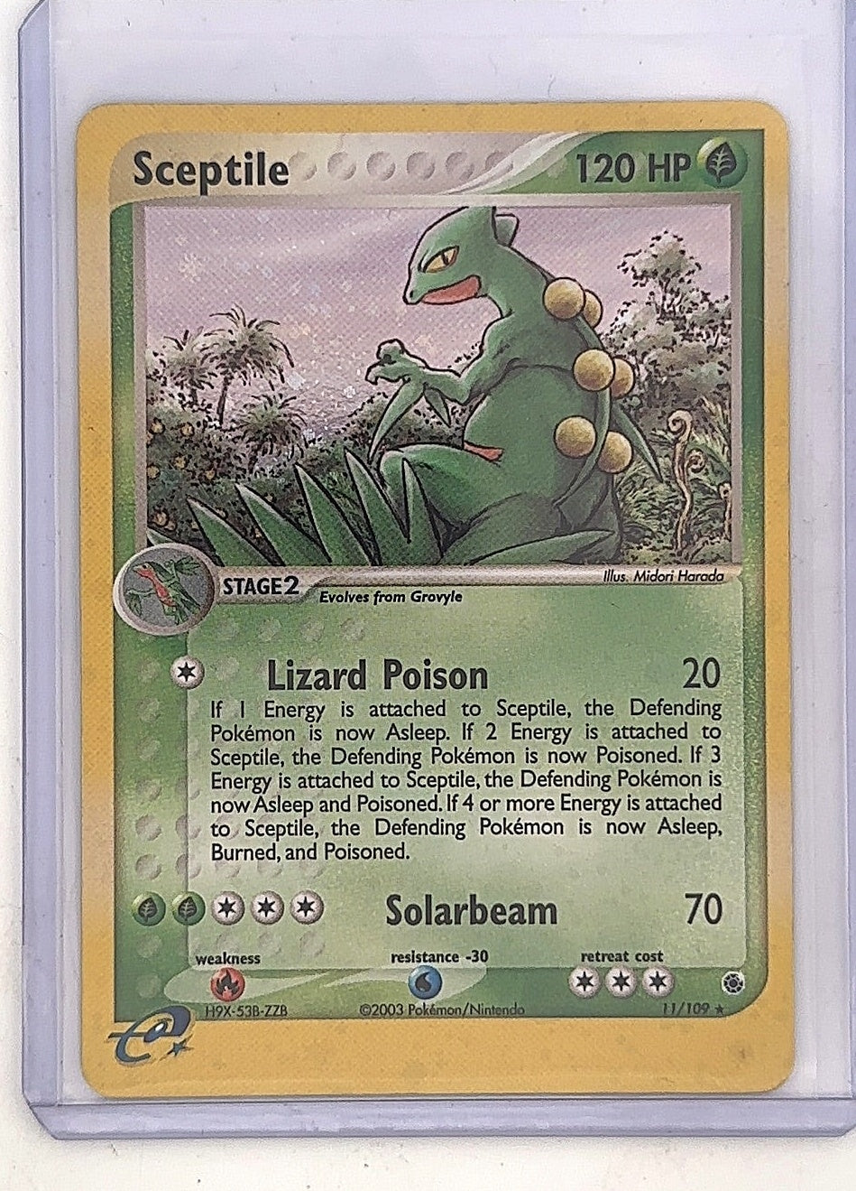 Sceptile - 11/109 #11/109 — front