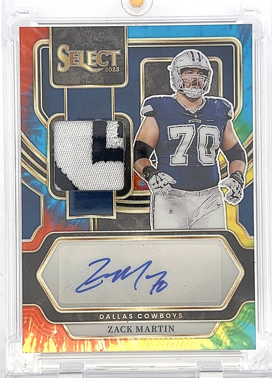 Zack Martin 2023 Select Autograph Patch 24/25 — front