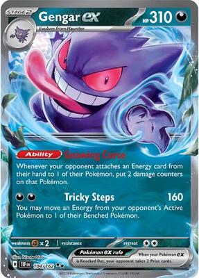 Gengar ex - 104/162 #104/162 — stock