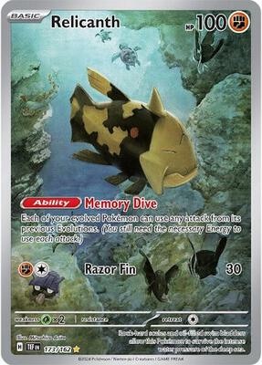Relicanth - 173/162 #173/162 — stock