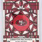 2025 Panini Mosaic Stained Glass Christian McCaffrey #22 — back