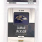 Lamar Jackson SuperNova 2023 PSA GEM MT 10 — back