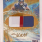 2025 Topps Resurgence Radial Rookie Auto Relic Cam Skattebo [Gold] #RRA-CS — front