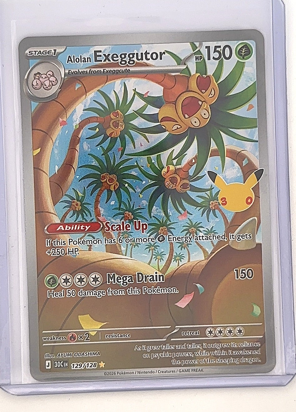 Alolan Exeggutor - 129/128 #129/128 — front