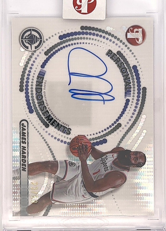 2025 Topps Pristine Personal Endorsements Autograph James Harden /50 #PE-JH — front