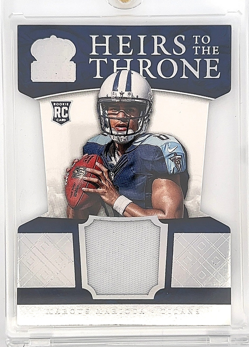 2015 Crown Royale Heirs to the Throne 05/25 Marcus Mariota Rookie RC #HT-MM — front