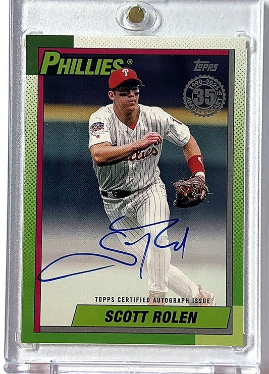 Scott Rolen Topps Auto — front