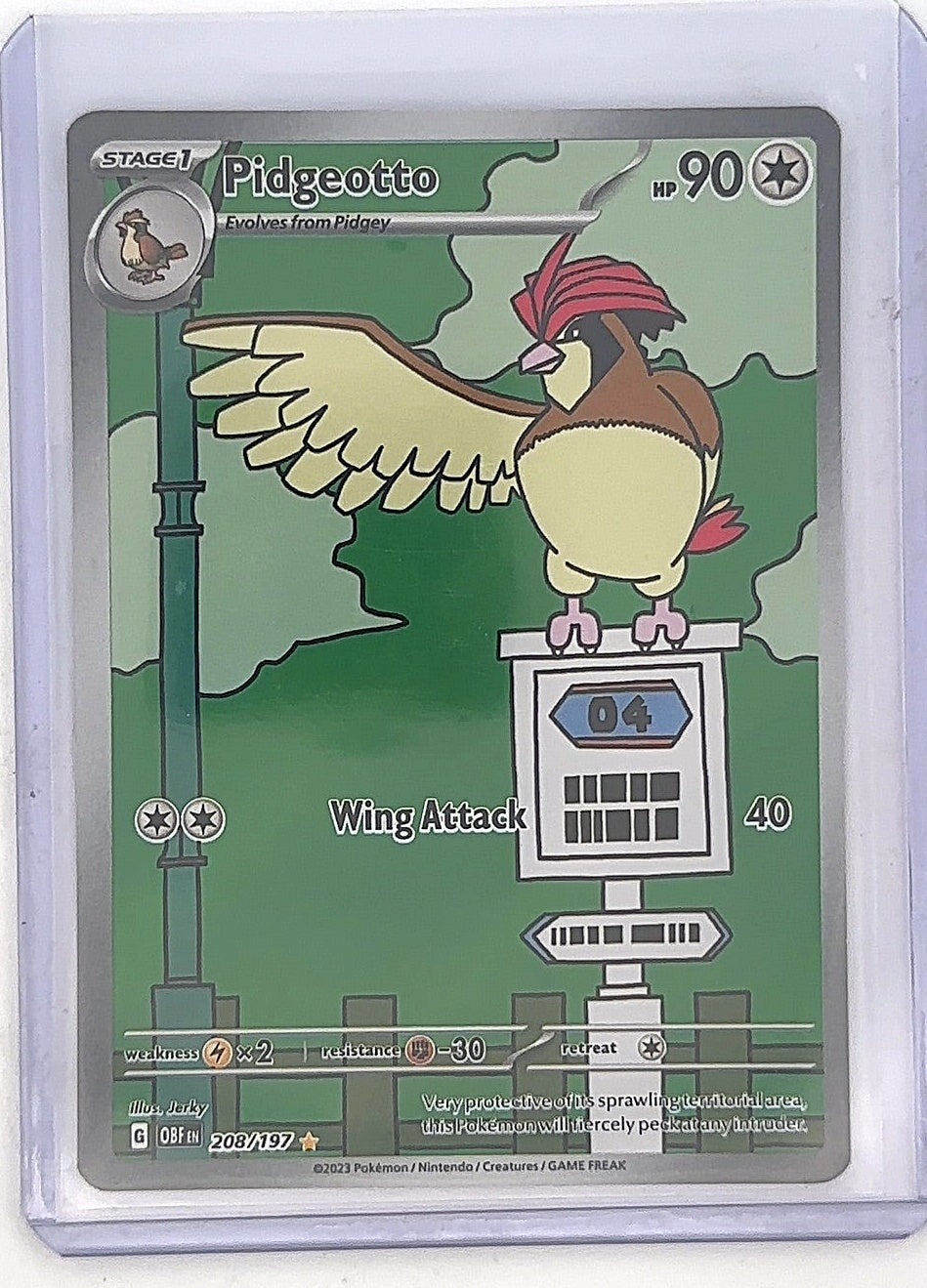 Pidgeotto - 208/197 #208/197 — front