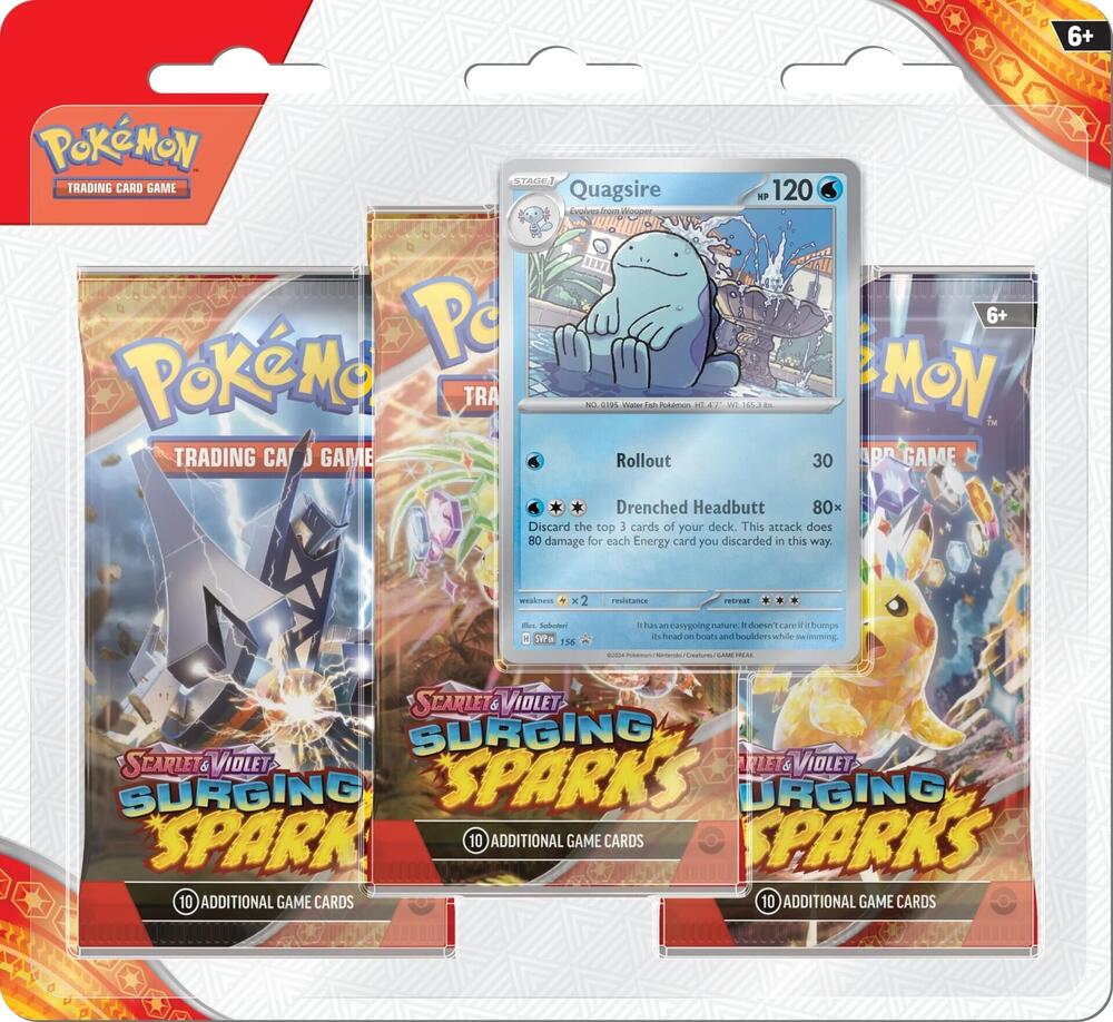 Surging Sparks 3 Pack Blisters SV08: Surging Sparks (SSP)