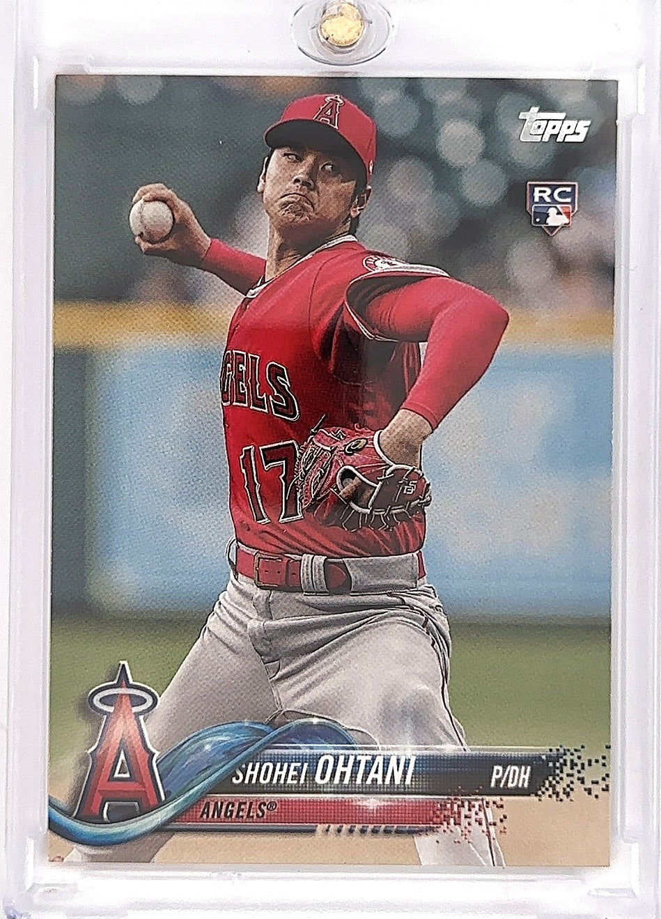 2018 Topps Update Shohei Ohtani [Pitching Red Jersey] #US1 — front