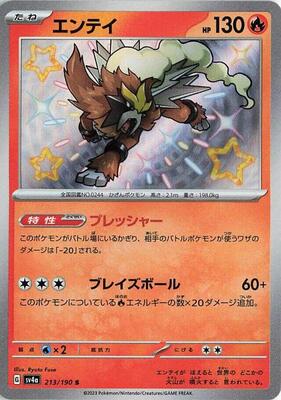 Entei - 213/190 #213/190 — stock