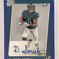 2021 Panini Donruss DeVonta Smith [Autograph Blue] #261 — front