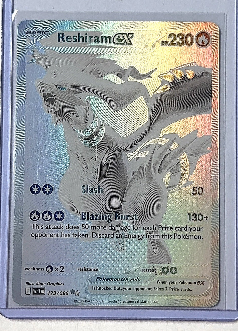Reshiram ex - 173/086 #173/086 — front