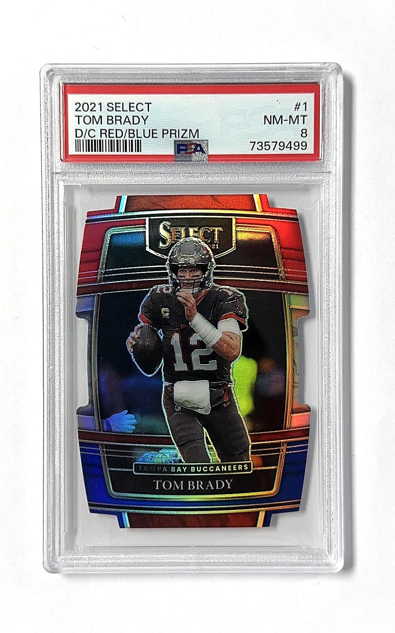 Tom Brady Select PSA NM-MT 8 — front