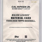 2026 Topps Series 2 Major League Materials Cal Ripken Jr. [Green] #MLM2-CRJ — back