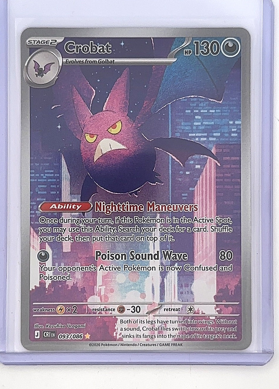 Crobat - 093/086 #093/086 — front