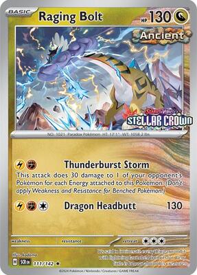 Raging Bolt - 111/142 (Cosmo Holo) (Best Buy) #111/142 — stock