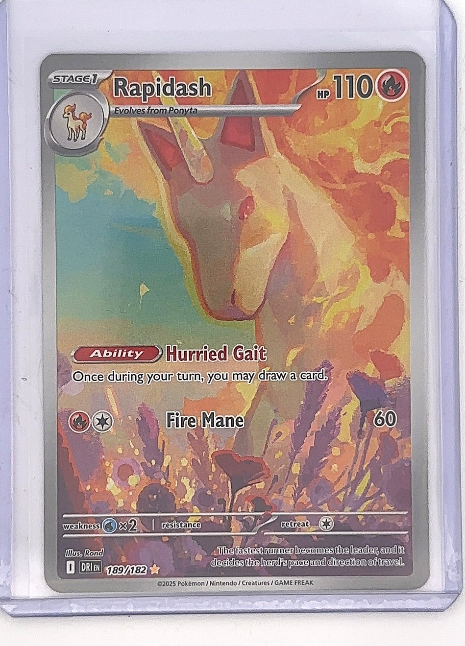 Rapidash - 189/182 #189/1824.79 — front