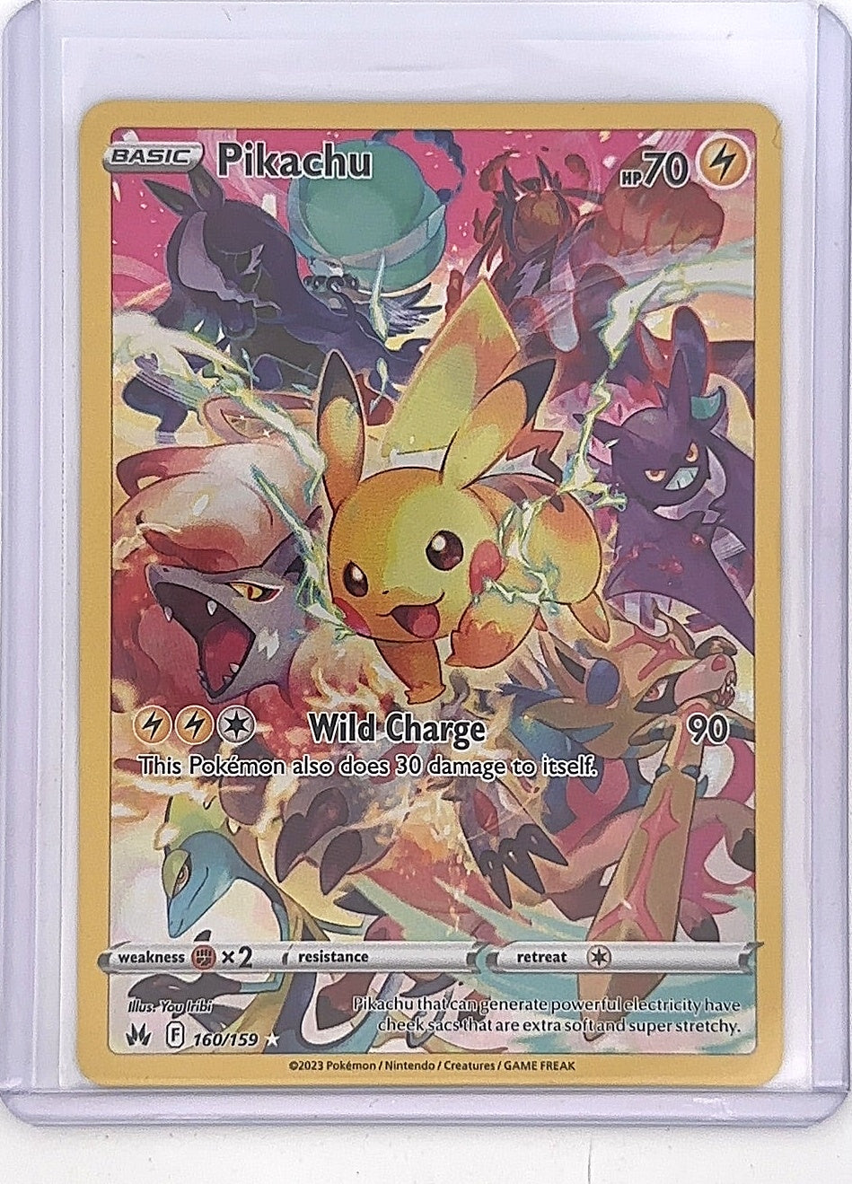 Pikachu (Secret) #160/159 — front