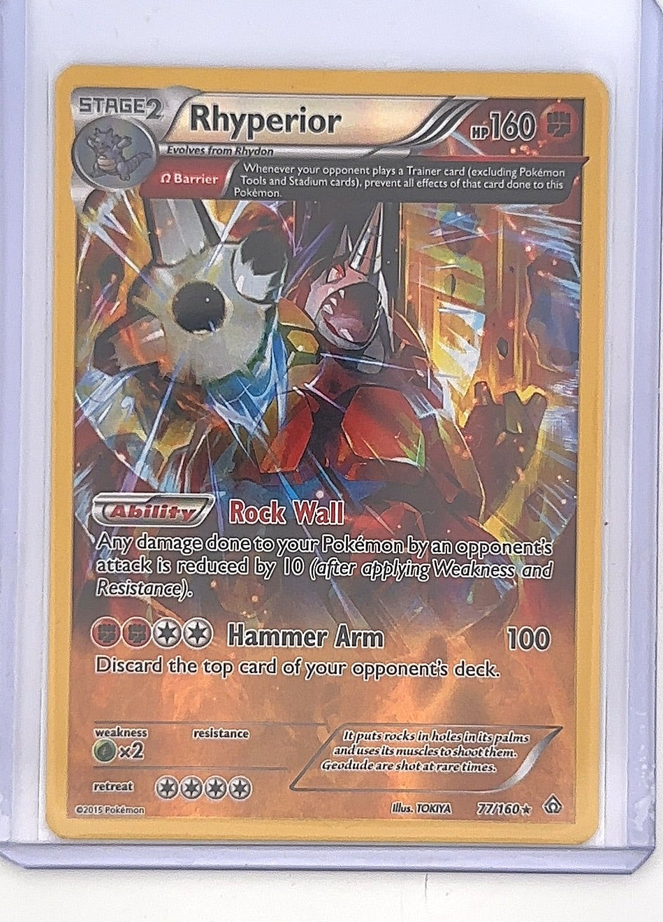 Rhyperior (Omega) #77/160 — front
