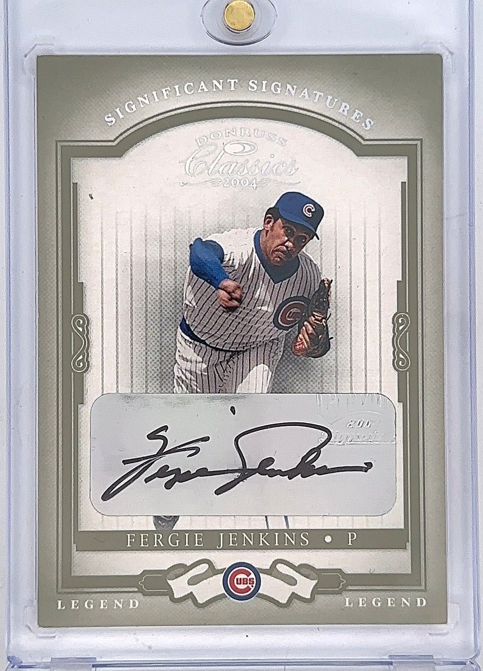 Fergie Jenkins Significant Signatures #161 28/50 — front