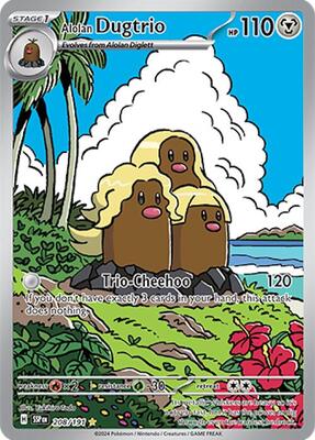 Alolan Dugtrio - 208/191 #208/191 — stock