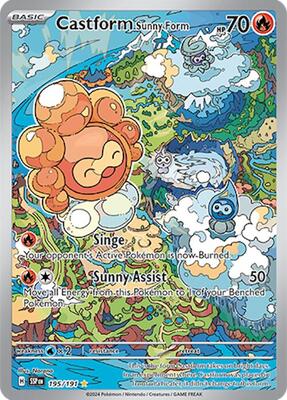 Castform Sunny Form - 195/191 #195/191 — stock