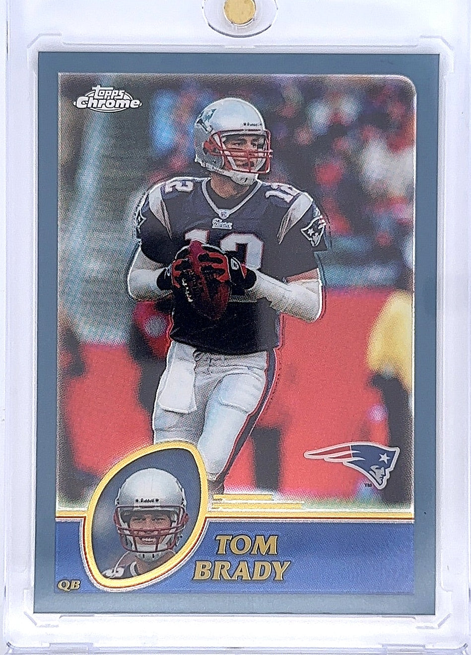 Tom Brady Topps Chrome #124 — front