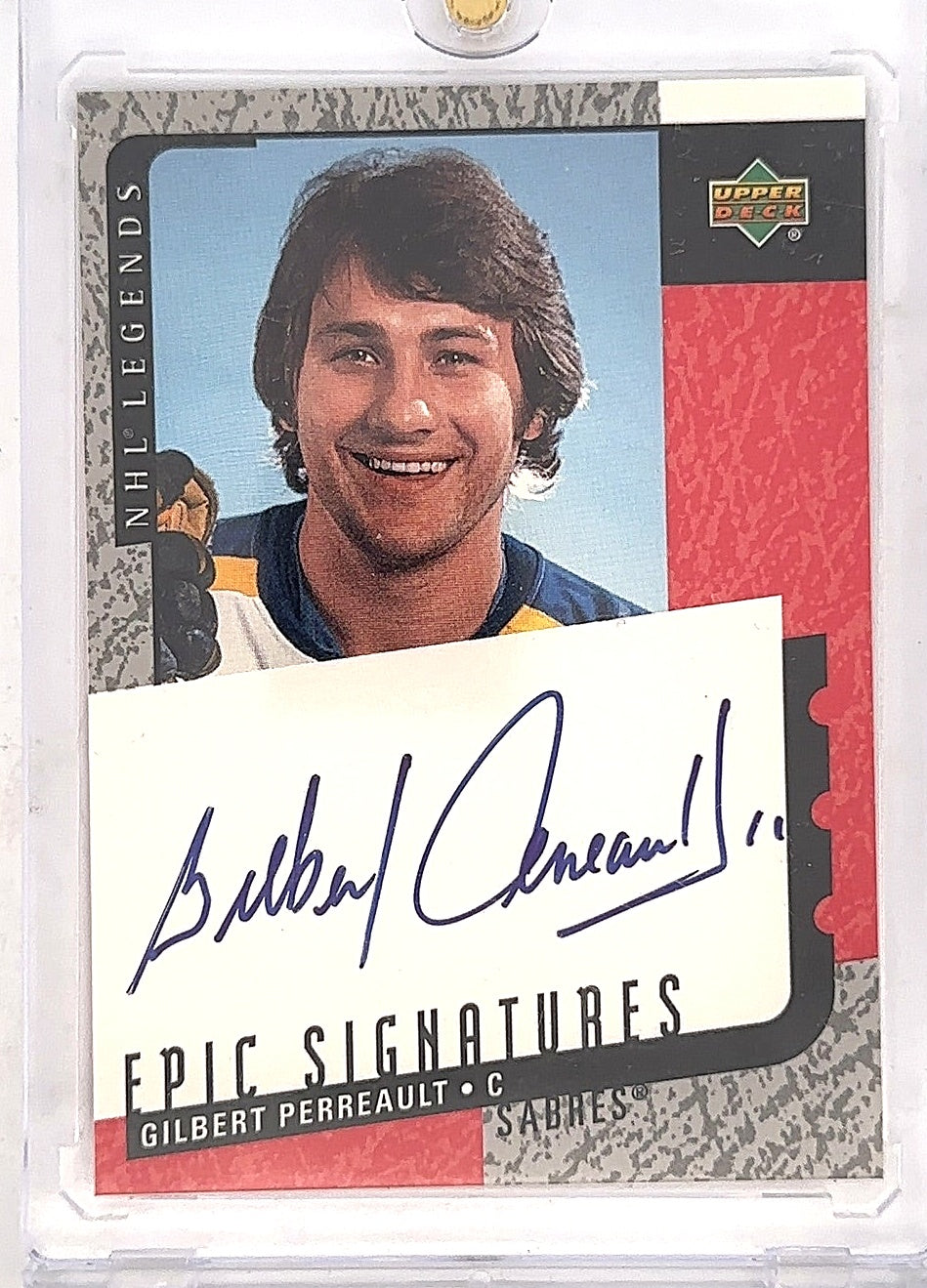 Gilbert Perreault Epic Signatures NHL Legends #GP — front