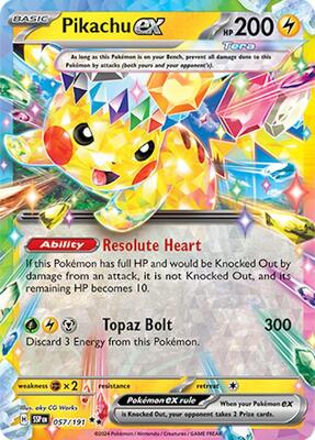 Pikachu ex - 057/191 #057/191 — stock