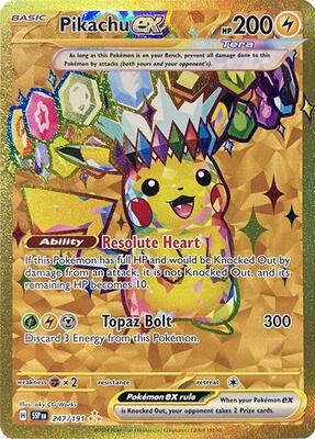 Pikachu ex - 247/191 #247/191 — stock