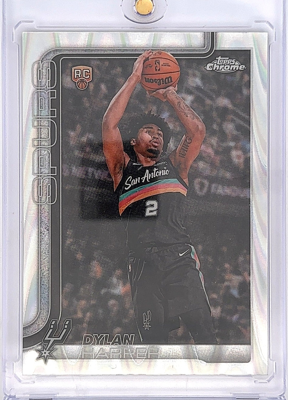 2025 Topps Chrome Update Dylan Harper [RayWave] #152 — front