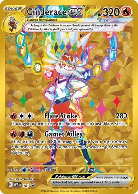 Cinderace ex - 163 #163 — stock