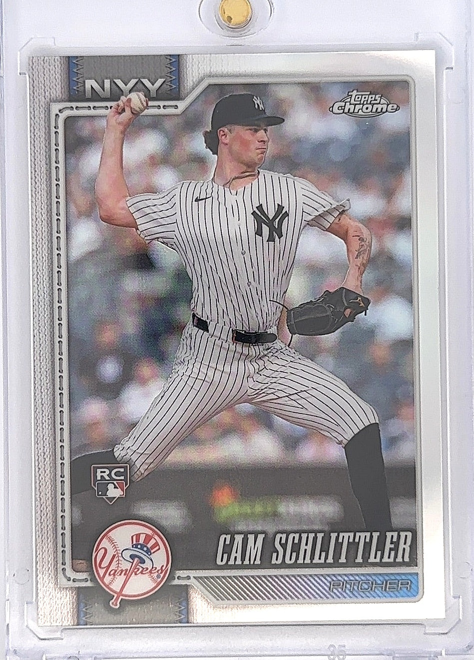 2026 Topps Chrome Cam Schlittler [Refractor] #262 — front