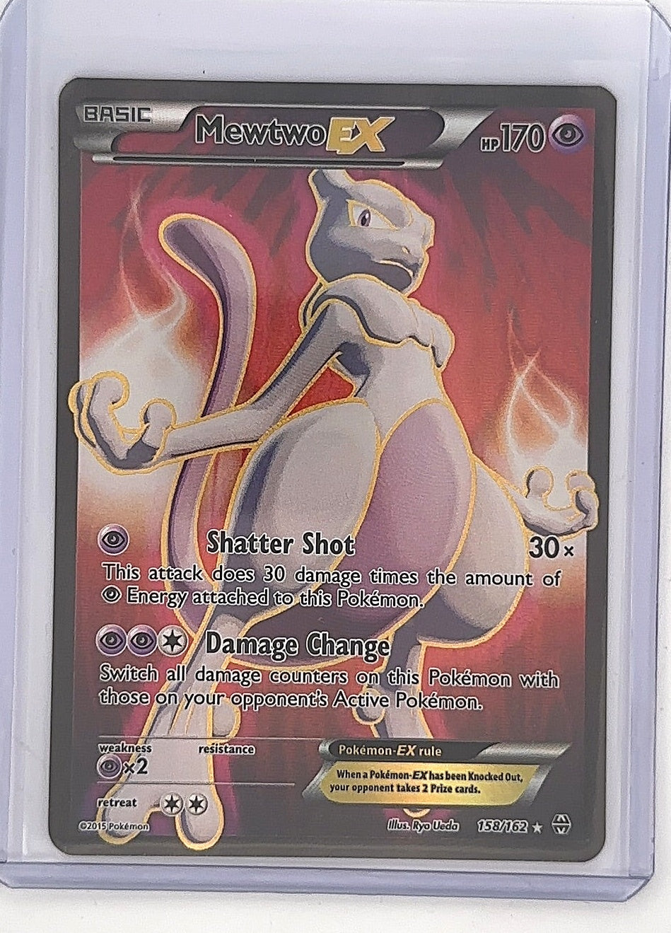 Mewtwo EX (158 Full Art) #158/162 — front