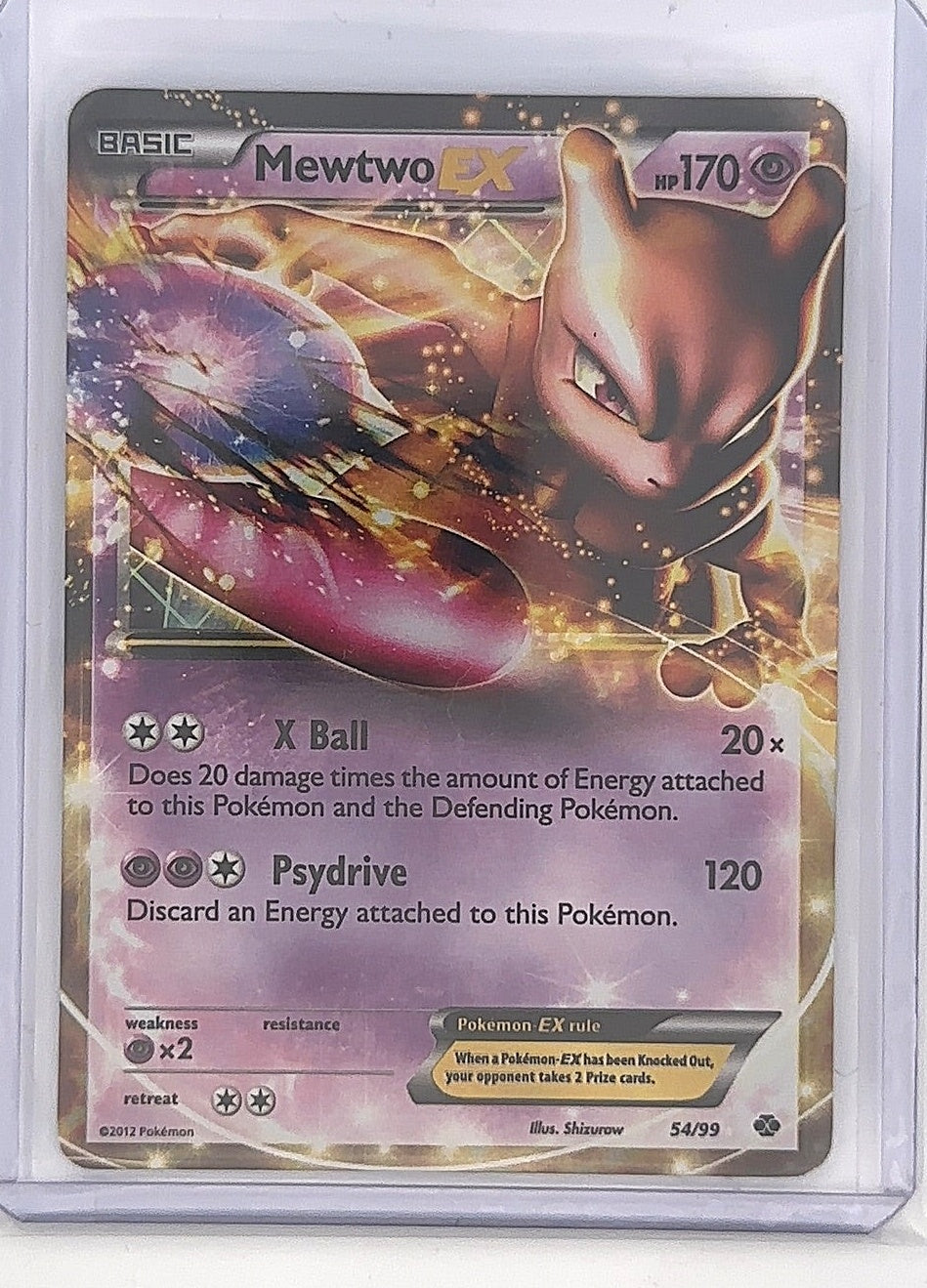 Mewtwo EX #54/99 — front