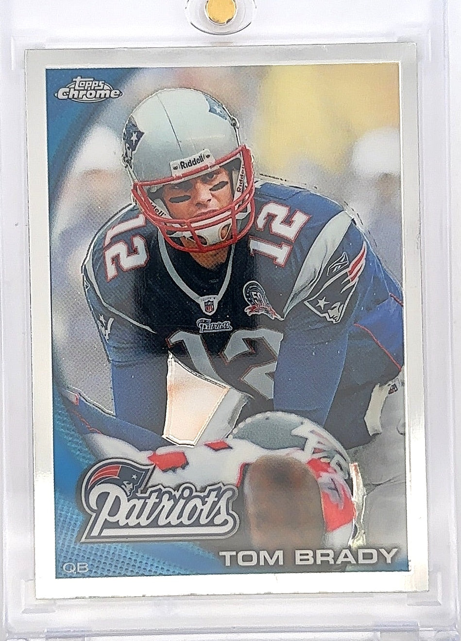 2010 Topps Chrome Tom Brady #C80 — front