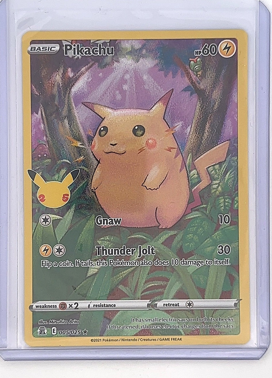 Pikachu #005/025 — front