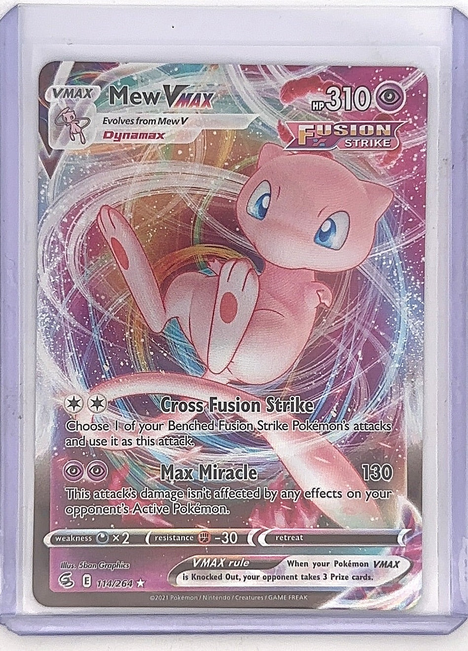 Mew VMAX #114/264 — front