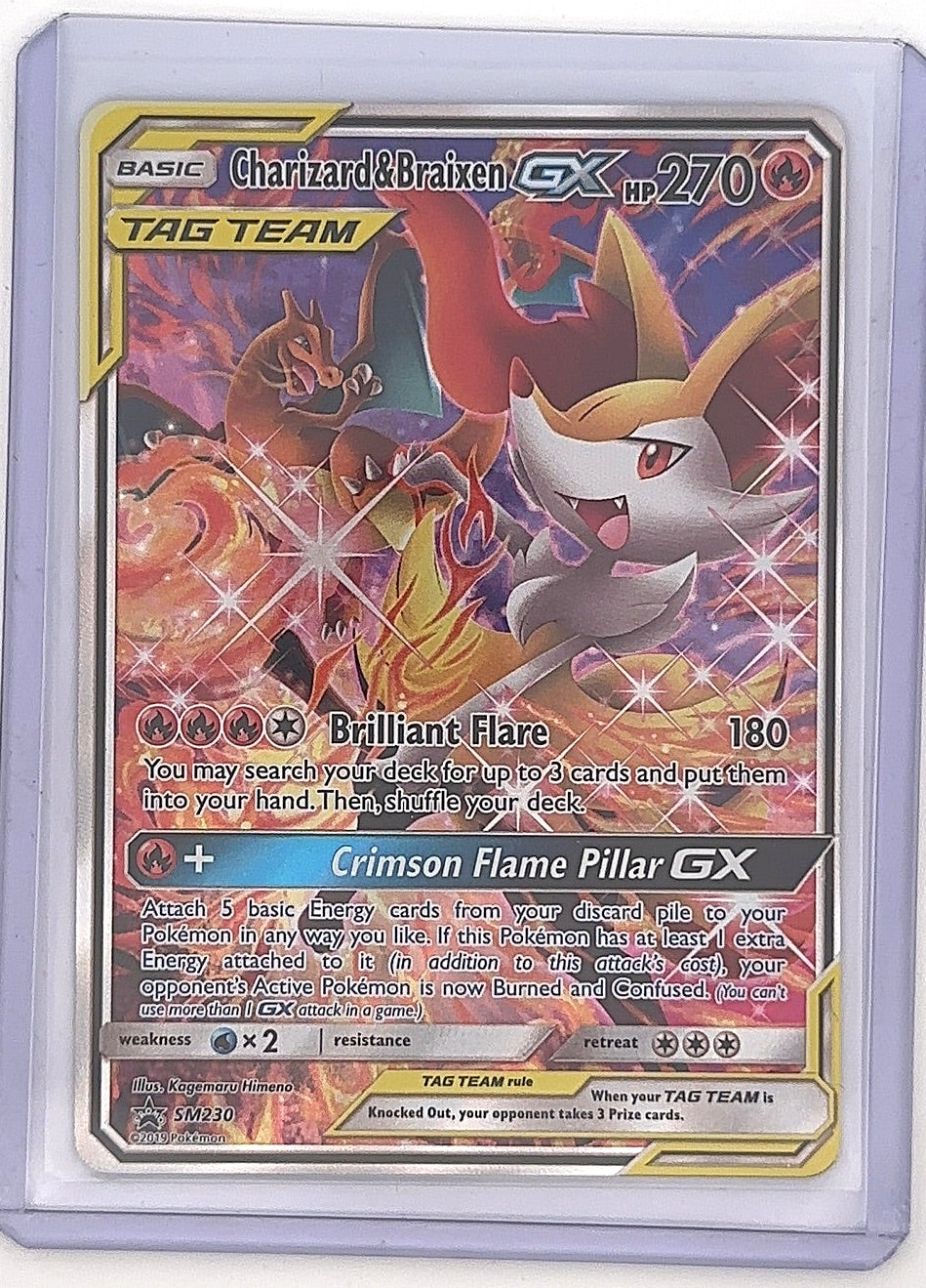 Charizard & Braixen GX - SM230 #SM230 — front