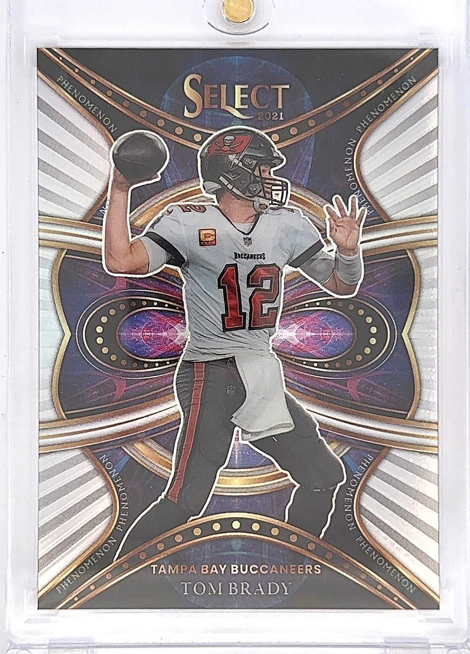 2021 Panini Select Phenomenon Tom Brady [Silver] #PHE-22 — front