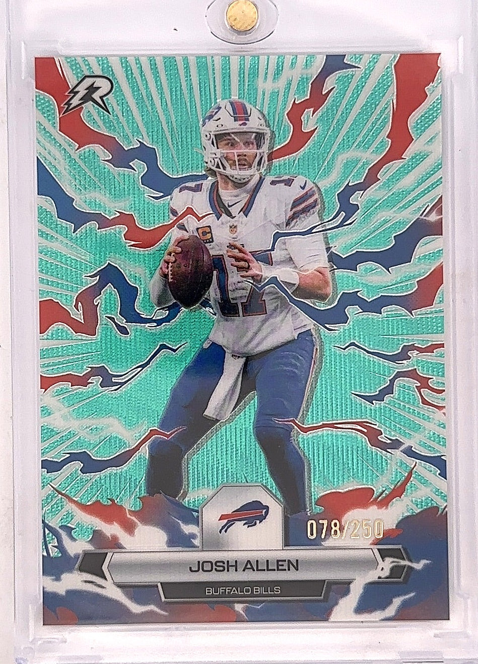2025 Topps Resurgence Josh Allen [Aqua Surge] #10 — front