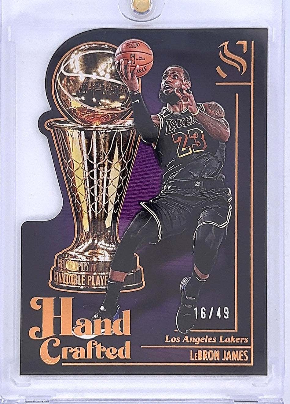2024 Panini Silhouette Hand Crafted LeBron James [Bronze] #12 — front