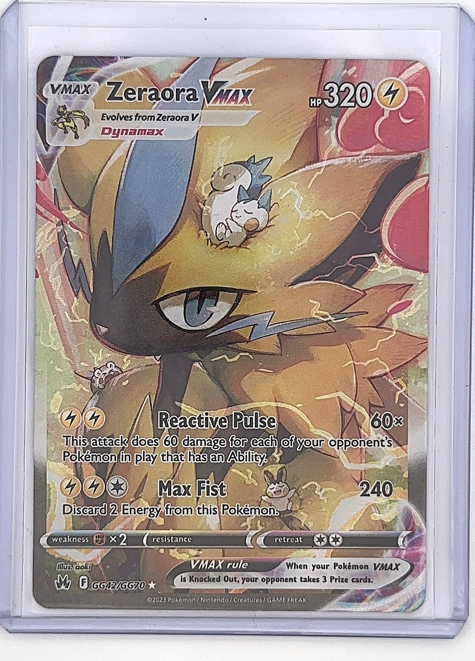 Zeraora VMAX #GG42/GG70 — front