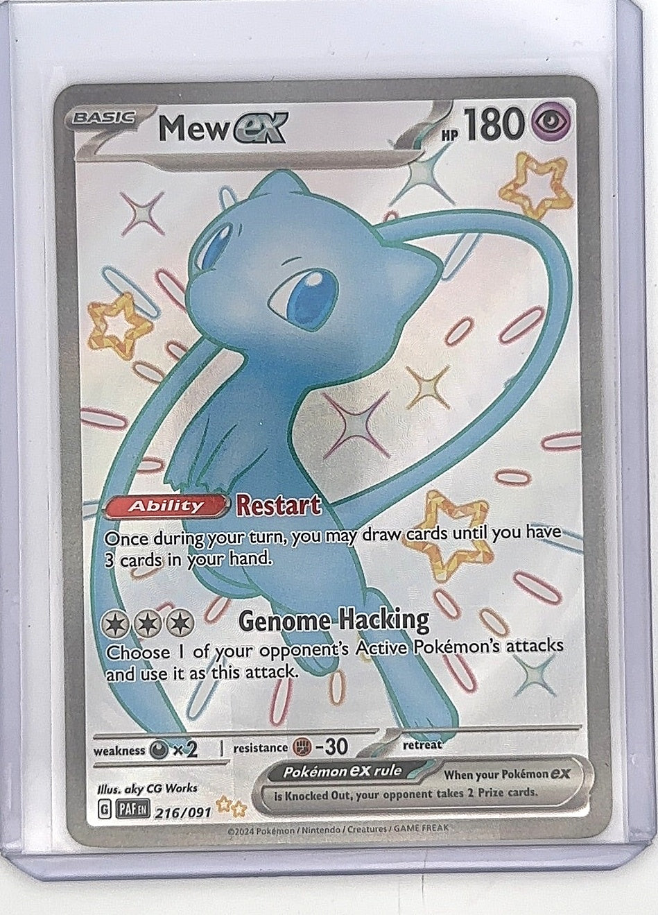 Mew ex - 216/091 #216/091 — front