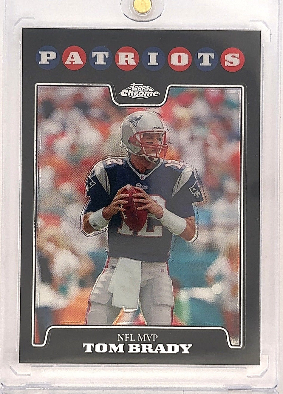 2008 Topps Chrome Tom Brady #TC163 — front