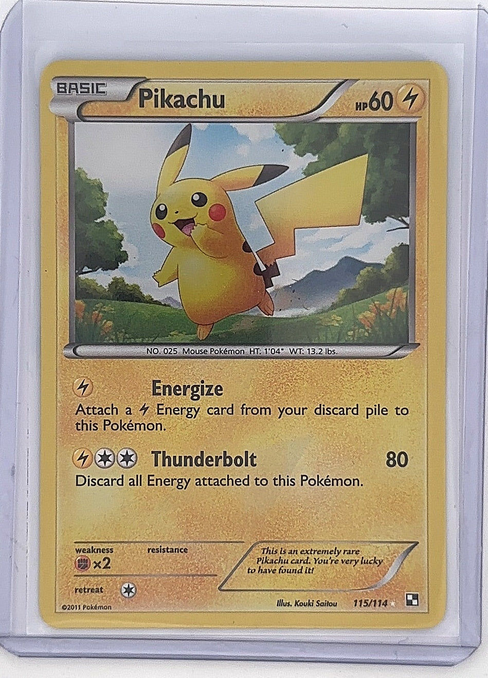 Pikachu #115/114 — front