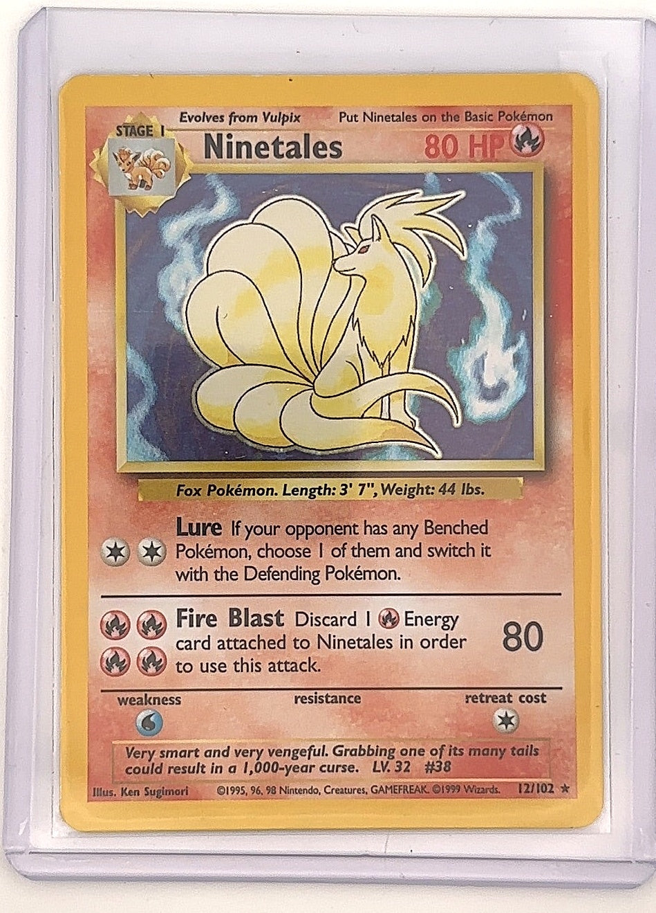 Ninetales #012/102 — front