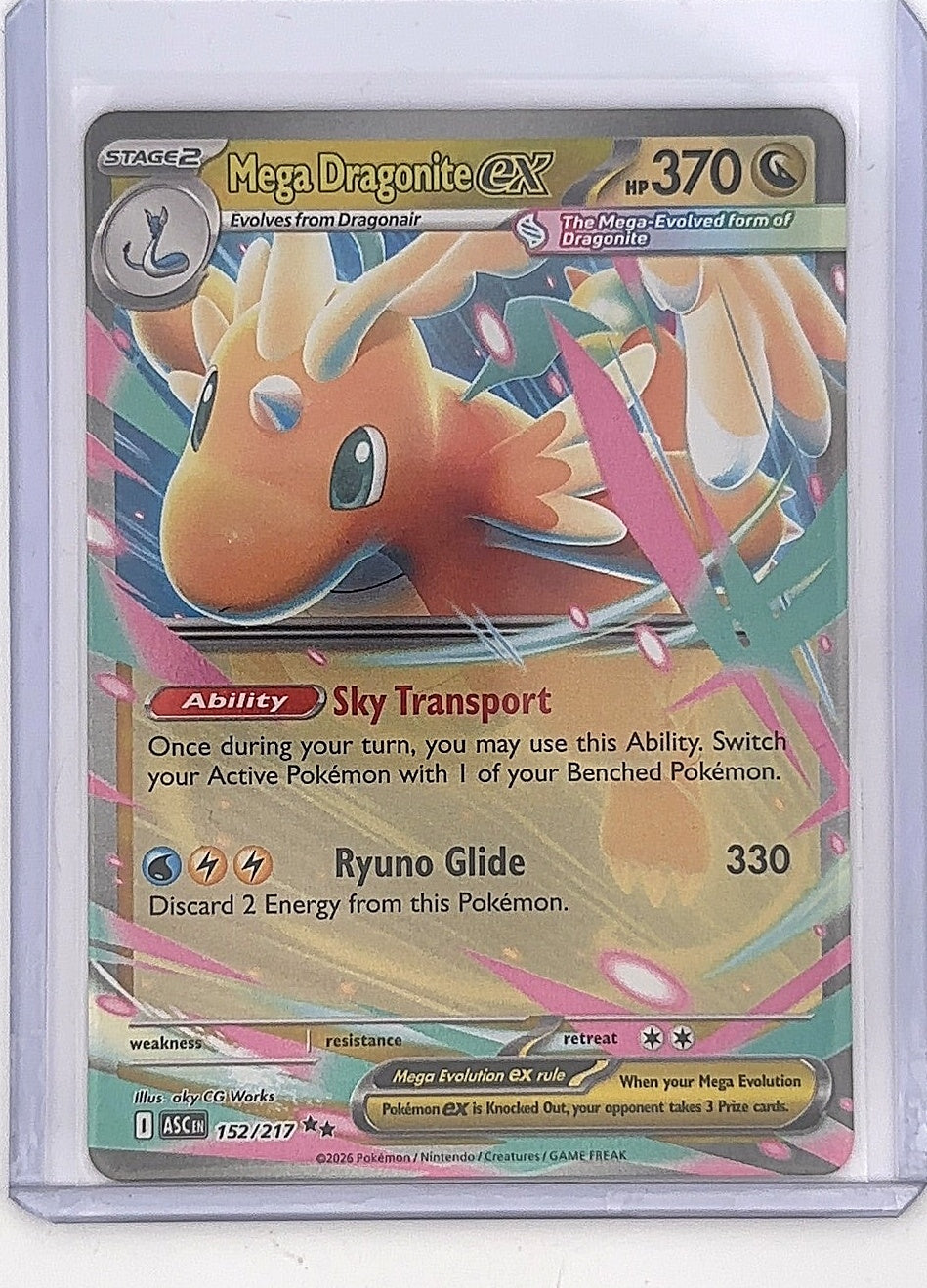 Mega Dragonite ex - 152/217 #152/217 — front
